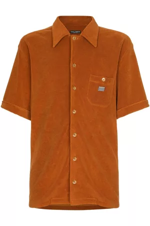 Dolce & Gabbana Homem Camisa Formal - Terry-cloth effect shirt