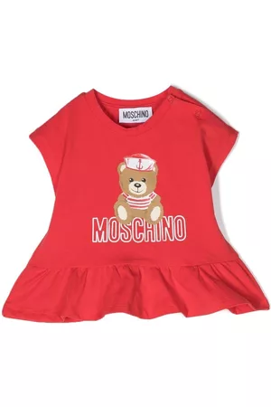 Moschino Tops de Cavas - Teddy Bear ruffled tunic top