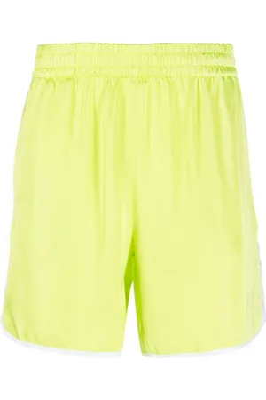 BLUE SKY INN Contrasting-sides track shorts