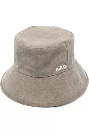 A.P.C. Logo-embroidered bucket hat
