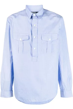 Ralph Lauren Homem Camisas de Manga comprida - Cotton long-sleeved shirt