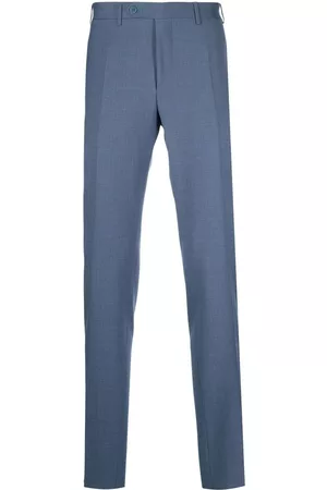 CANALI Slim-cut wool tailored trousers