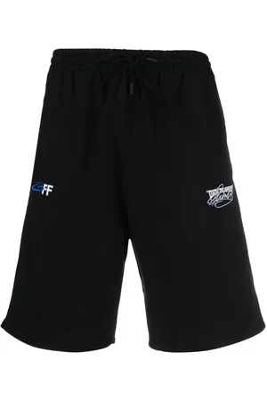 OFF-WHITE Exact Opp Skate cotton track shorts