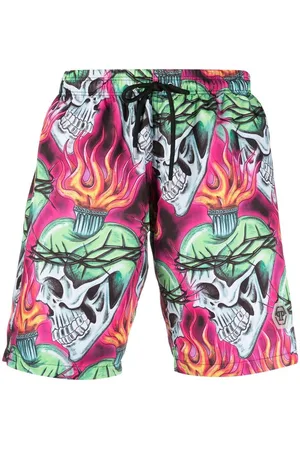Philipp Plein Love Tattoo swim shorts