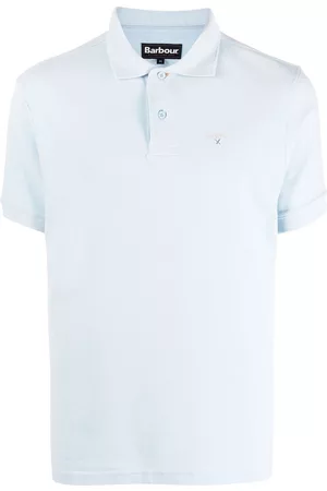 Barbour Homem Camisas de Manga curta - Embroidered-logo short-sleeved polo shirt