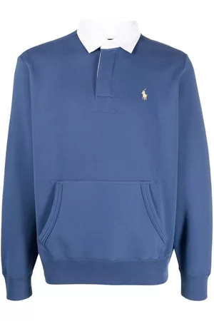 Ralph Lauren Homem Camisas de Manga comprida - Logo-embroidered long-sleeved polo shirt