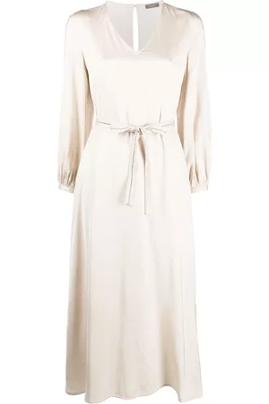 PESERICO SIGN Cold-shoulder-sleeve dress