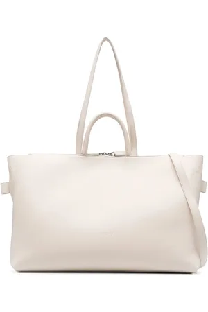 MARSÈLL Debossed-logo leather tote bag