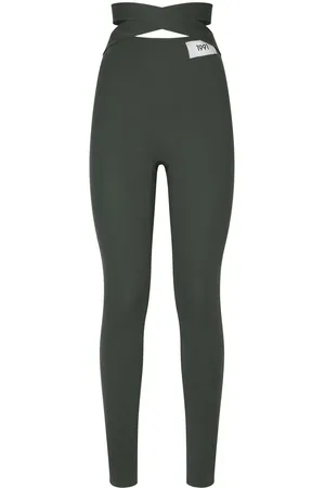 Dolce & Gabbana KIM DOLCE&GABBANA crossover-strap leggings
