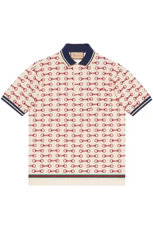 Gucci Horsebit-print polo shirt