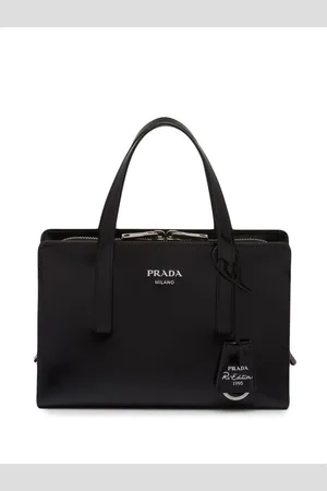 Prada Mini Re-Edition 1995 brushed-leather tote bag