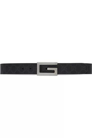 Gucci Homem Cintos - Reversible G-buckle belt