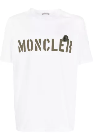 Moncler Homem T-shirts & Manga Curta - Logo lettering T-shirt