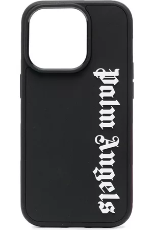 Palm Angels Homem Phones - Logo-print iPhone 14 Pro case