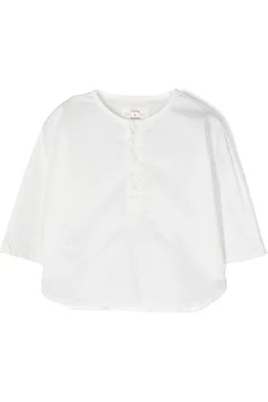 TEDDY & MINOU Crop-sleeve shirt