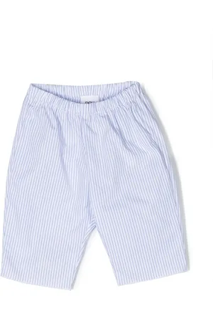 DOUUOD KIDS Cotton pinstripe shorts