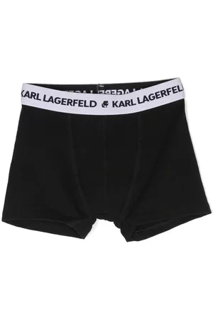Karl Lagerfeld Menino Boxers - Logo-waistband boxers set