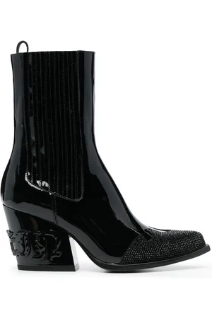 Philipp Plein Crystal-embellished boots