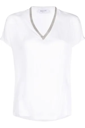 Fabiana Filippi V-neck short-sleeve T-shirt