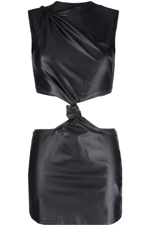 Heron Preston Mulher Mini Vestidos Assimetricos - Twisted cut-out mini dress