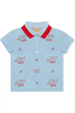 Gucci Pólos - Cotton piquet polo shirt