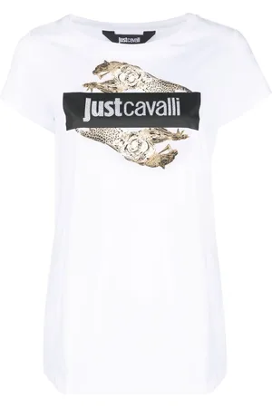 Roberto Cavalli Logo-print cotton T-shirt