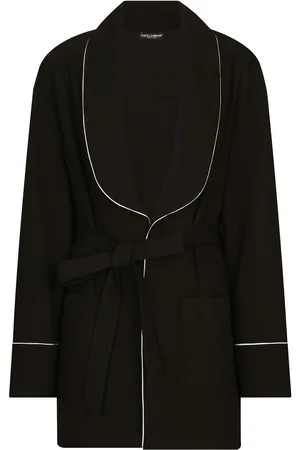 Dolce & Gabbana KIM DOLCE&GABBANA belted pajama shirt