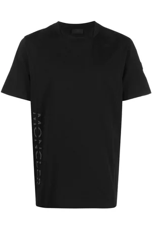 Moncler Homem T-shirts & Manga Curta - Logo-print crew neck T-shirt