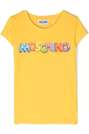 Moschino Menina T-shirts & Manga Curta - Logo-print short-sleeve T-shirt