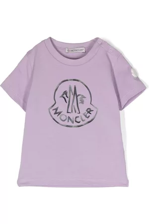 Moncler Bebé T-shirts & Manga Curta - Logo-print short-sleeve T-shirt