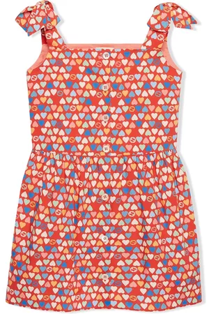 Gucci Menina Vestidos Casual - Heart pattern sleeveless dress