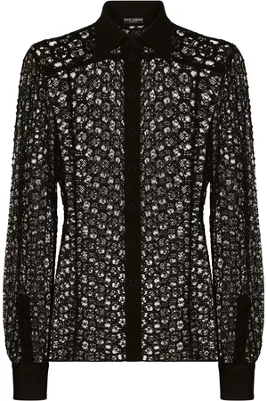 Dolce & Gabbana Lace long-sleeved shirt