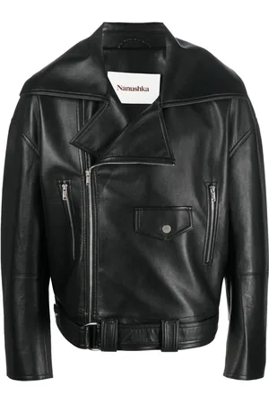 Nanushka Zipped biker jacket