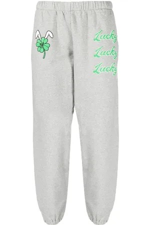 Natasha Zinko Lucky-print detail track pants