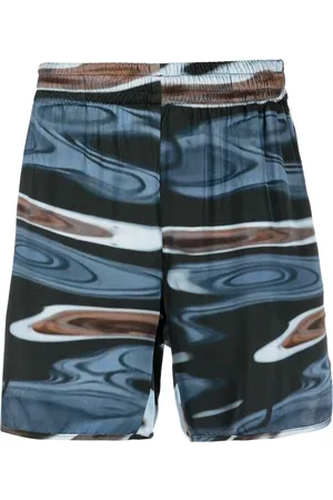 BLUE SKY INN Graphic print track shorts