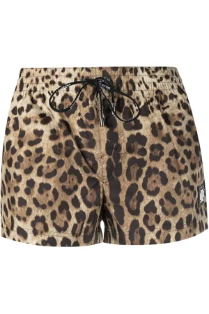 Dolce & Gabbana Leopard-print mini shorts