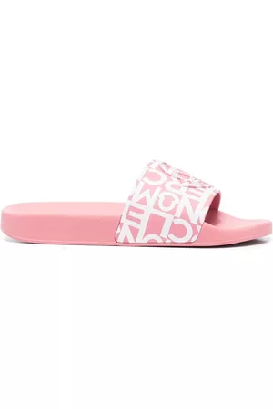 Moncler Mulher Chinelos - Logo-strap slides