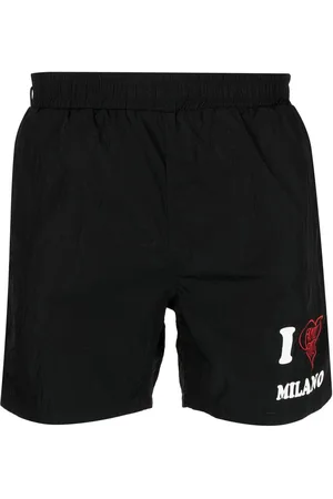 Family First Logo-print swim shorts