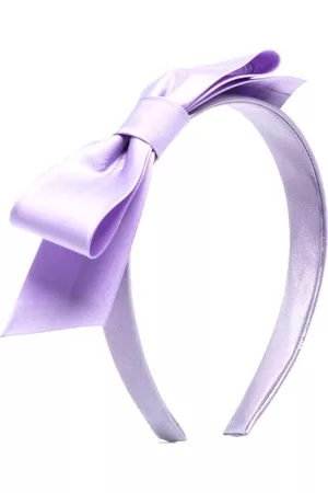 HUCKLEBONES LONDON Satin bow head band