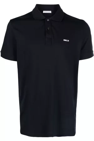 Moncler Homem Polos Bordados - Logo-embroidered polo shirt