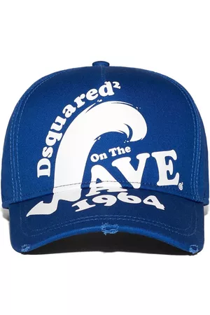 Dsquared2 Homem Chapéus - Logo-print cotton baseball cap
