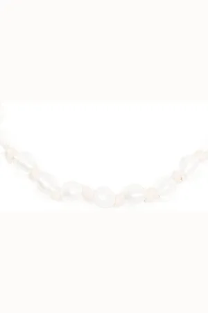 Chloé Crepe de chine beaded necklace