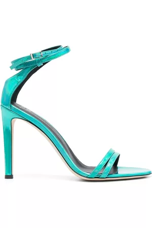 Giuseppe Zanotti Mulher Plataformas - 105mm metallic-effect stiletto sandals