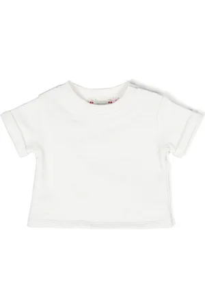 BONPOINT Cherry-embroidered cotton T-shirt
