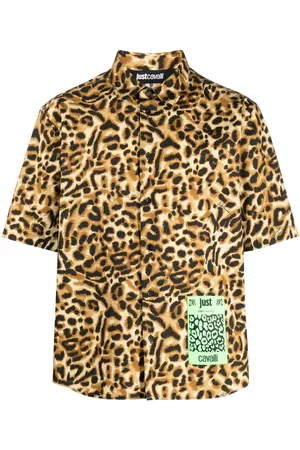 Roberto Cavalli Homem Camisa Formal - Leopard print shirt