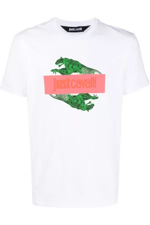 Roberto Cavalli Embossed-logo T-shirt