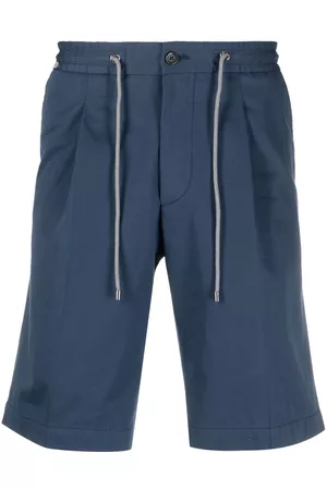 corneliani Drawstring-waist chino shorts