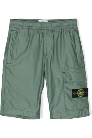 Stone Island Logo-patch shorts