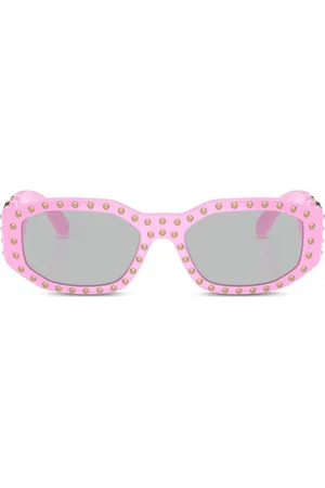 VERSACE Biggie stud-embellished sunglasses
