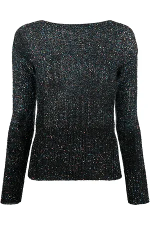 Maison Margiela Sequin-embellished knitted jumper